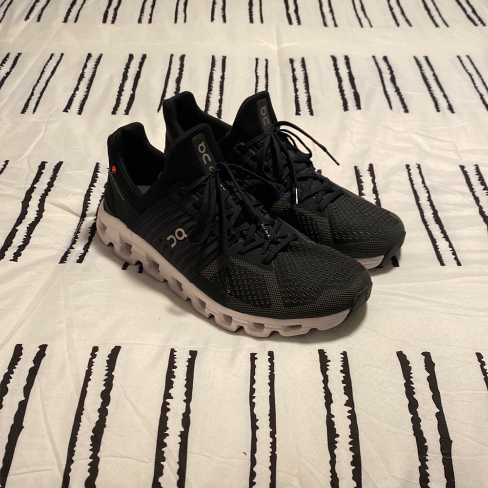 Mens Black Slate On Running Shoe CloudSwift 12/12.5